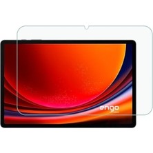 Mey İthalat Samsung Galaxy Tab S9 11 Inç ile Uyumlu Ekran Koruyucu 9h Temperli Kırılmaz Esnek Nano Cam; Çizilmeye ve Darbeye Dayanıklı Koruma, Hd Şeffaf SM-X710