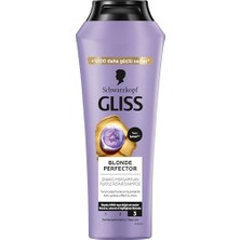 Die Grup Gliss Blonde Perfector Turunculaşma Karşıtı Onarıcı Şampuan Peptit ve Yaban Mersini Özü ile 250 ml