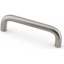 Mey İthalat Özen Metal Mobilya Mutfak Çekmece Dolap Kapak Kulbu Kulpu Kulpları, Saten Renk, (96 mm - 9.6 Cm)