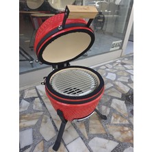 Prime 13 Seramik Kömürlü Kırmızı Barbekü
