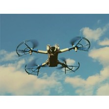 Mey İthalat Djı Mini 3 ile Uyumlu Dayanıklı Pervane Koruyucu Çerçeve, 4 Adet, Mavi, 3D Baskı Hafif Yapı, Darbe Emici Tasarım