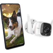 Mey İthalat TC65,2K 3mp, Hareket Algılama, IP66 Su Geçirmez, 30M Gece Görüşlü Wi-Fi/ethernet Güvenlik Kamerası