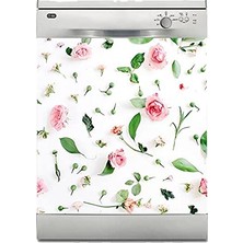 Mey İthalat Sticker Kaplama, Beyaz Eşya Kaplama Güller, Bulaşık Makinesi