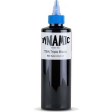 Mey İthalat Siyah Dövme Boyası, Dynamic Triple Black, 8 OZ/240 ml