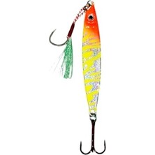 Mey İthalat S.f. Sardin 34G; Sahte Yem Kaşık Rapala, Levrek, Palamut, Lüfer, Çinekop, Turna Jig Yemi -Zebra Glow
