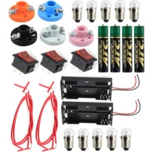 Mey İthalat Seri ve Paralel Elektrik Devresi 1 Paket Basit Elektrik Devresi Deney Seti Eğitici Iş Eğitimi Seti