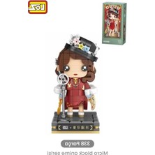Die Grup 1553 Modeli Loz Micro Anime Yapım Seti, 338 Parça Eğlenceli Oyun
