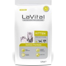 Vital Kitten Somonlu Yavru Kedi Maması, 1,5 kg