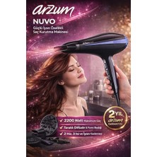 Die Grup Nuvo AR5094 Saç Kurutma Makinesi Siyah Siyah