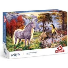 Die Grup Saklı Atlar 1000 Parça Puzzle, Eğlenceli Zihin Oyunları