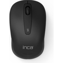 Die Grup Inca IWM-331RS Kablosuz Kablosuz Fare 1600 Dpı (Siyah) 800-1600 Dpı Optik Çözünürlük Ergonomik Dizayn, Konforlu Dokunuş Hissi Sessiz Tuş Mouse Çalışma Menzili 10 Metre