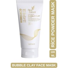 Die Grup Pirinç Özlü Mucize Bubble Clay Yüz Maskesi | Beyazlatıcı Aydınlatıcı Köpüren Yüz Maskesi | Besleyici | 100 ml