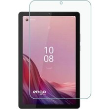 Die Grup Engo Lenovo Tab M9 TB310FU Ile Uyumlu Ekran Koruyucu 9h Temperli Kırılmaz Esnek Nano Cam, Çizilmeye ve Darbeye Dayanıklı Koruma, Hd Şeffaf