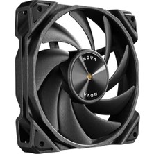 Mey İthalat Nova 120, Pwm Pc Fan, 120 Mm, 3 Fazlı Hız Kontrolü, 3200 Rpm, Endüstriyel Sınıf Lcp Malzeme, Tekli Paket, Siyah