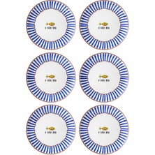 Die Grup The Mia Fish Servis Tabağı 6lı Set 26 cm