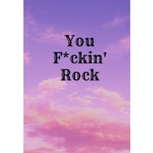 Mey İthalat You Fckin' Rock Günlük Tutma Defteri