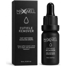 Die Grup Maxwell Professional Cuticle Remover Tırnak Eti Temizleyici 10ML, Kesme Gerektirmeyen Hızlı Kütikül Yumuşatıcı, Manikür ve Pedikür Için Profesyonel Tırnak Eti Çıkarıcı