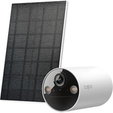 Mey İthalat C410 Kıt, 2k 3mp Renkli Gece Görüşlü, Şarj Edilebilir, IP65 Sertifikalı, Yerel/bulut Depolamalı, 110° Açılı, Güneş Panelli Kablosuz Bataryalı Güvenlik Kamerası Kiti