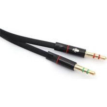 Mey İthalat Q-A12 3,5 mm Rca Dişi => Mikrofon+Kulaklık 0,15 mm Çevirici