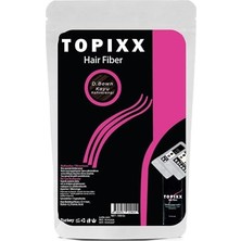 Mey İthalat 100 G. Saç Tozu, Ekonomik Boy Refill Bag, Koyu Kahve