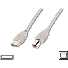 Mey İthalat 3 M USB A Erkek-Usb B Erkek, Awg 28 USB 2.0 Kablo