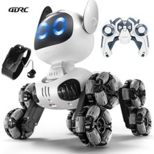Die Grup 2.4g Uzaktan Kumandalı Robot Köpek Araba, Bilekten Kontrollü Rc Oyuncak, 8 Teker, Sesli, Işıklı, Akrobatik Hareketli, 8+ Yaş