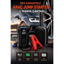 Centech Q18B 18.000 Mah Araç Jump Starter – Güçlü Akü Takviye & Hava Kompresörü