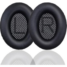 Mey İthalat Bose Quietcomfort 35 (QC35) ve Quiet Comfort 35 Iı (QC35 Ii) Kulaklıklar Için Yedek Kulak Pedleri, Yedek Kulak Pedleri Yastıkları Bellek Gürültü Yalıtımlı Kulaklık Kılıfları Köpük Yumuşak Deri