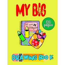 Mey İthalat My Big Drawing Book - 120 Pages: Blank Drawing Sheets For Kids, Teens And Adults. Large Size, 8.5X11 Inches, A4. Great Friend. For School, Homeschooling.