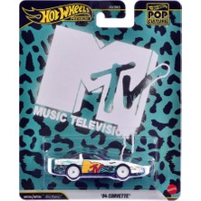 Die Grup Hot Wheels Premium - '84 Chevrolet Corvette - Mtv (1/64) Pop Culture - JHW93