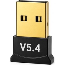 Mey İthalat Adaptör, USB Bluetooth Dongle Pc Laptop Kablosuz Bluetooth 5.4 V5.4 Bluetooth Aparatı