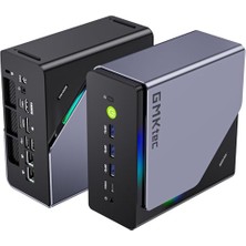 Mey İthalat Oyun Mini Pc Amd Ryzen 7 H 255 (Yükseltilmiş 8745HS) 32GB Ram Çift Nıc Lan 2.5gbps Masaüstü Bilgisayarlar 4K Ekran; Wifi 6e, Usb3.2, Usb-C, Bt 5.2, Dp, HDMI Nucbox K12