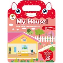 Die Grup Tekrar Tekrar Kullanılabilen Ilk Sticker Kitabım My House