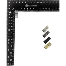 Mey İthalat 4x8 mm Ölçüsünde Deri Bileklik Kiliti Mıknatıslı Kilit