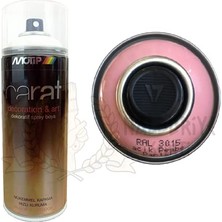 Mey İthalat Carat Akrilik Sprey Boya Açık Pembe Parlak 400 Ml, RAL3015