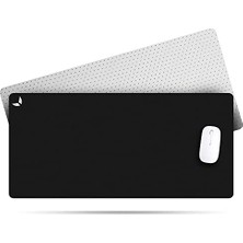 Mey İthalat Siyah Gaming ve Ofis Mouse Pad 70X30 cm Antibakteriyel Mousepad Oyuncu Uzun ve Büyük Boy Fare Altlığı S-MP01