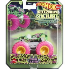 Die Grup Karanlıkta Parlayan 1:64 Monster Truck Araba Seti, Glow In The Dark