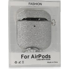 Toyigoo Apple Airpods 2 (2.nesil) Spell Simli Kılıf - Gümüş