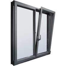 Mey İthalat Pvc Çift Açılım Mekanizma Takımı Beyaz Renk Böy Ölçüsü 950-1450 En Ölçüsü 400-650