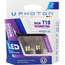 Mey İthalat T10 W5W Canbus Led, 2'li Blister Pht PH7021 Ex B2