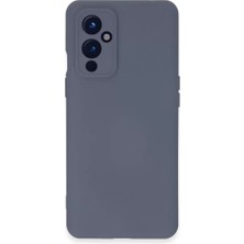 Motto Ticaret One Plus 9 Kılıf Nano Içi Kadife Silikon - Gri