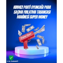 Die Grup Dolar Boyutunda Kâğıt Atışı Yapan Pil ile Çalışan Oyuncak Tabanca DG-011