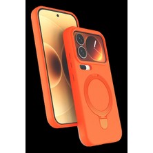 Teda Xiaomi Mi 17 Pro Regal Magsafe Standlı Kapak - Turuncu Teda Najmaddin