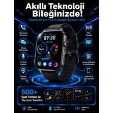 Die Grup Akıllı Saat Tema Değiştirme Uyku ve Sağlık Takibi Sesli Asistan Bildirim Görme Yeni Nesil DG-011