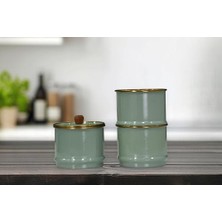 Trendexa Baharatlık Takımı, Soft Green Emaye Katlı