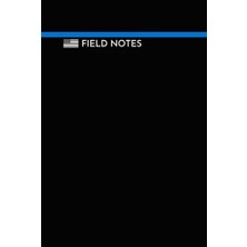 Trendexa Field Notes Sert Kapaklı, 160 Boş Çizgili Sayfa, 6x9 Defter