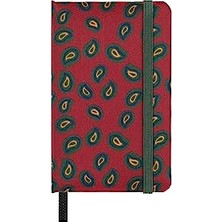 Trendexa Sınırlı Üretim Profesyonel Ipek Defter, Sert Kapak, Xs (6,3 cm x 10,8 Cm), Düz, Bordo, 176 Sayfa