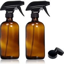 Trendexa Amber Cam Sprey Şişeleri, 250 Ml/8oz, Bpa Içermeyen Tetik Püskürtme Kapaklı, 2'li Paket