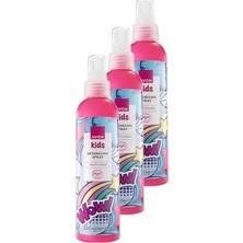 Trendexa Kids Wow Çocuklar Için Meyve Kokulu Saç Açıcı Sprey 200 Ml. Üçlü Set