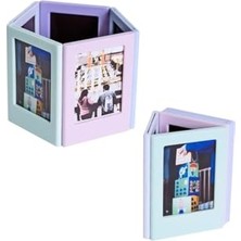 Trendexa Mor 2'li Mıknatıslı Fotoğraf Çerçevesi Seti, Instax Mini Film Uyumlu